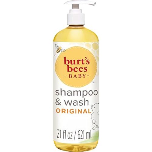Baby Shampoo & Wash, Burt's Bees Tear Free Soap, Natural Baby Care, Original, 21 Ounce (Packaging May Vary)