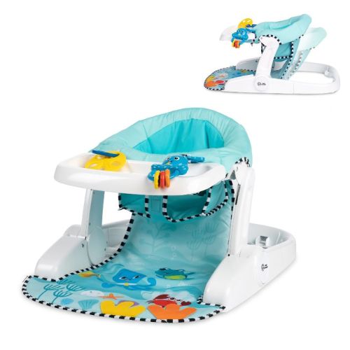 Baby Einstein Ocean Explorers Sea of Support 2-in-1 Sit-Up Infant Floor Seat