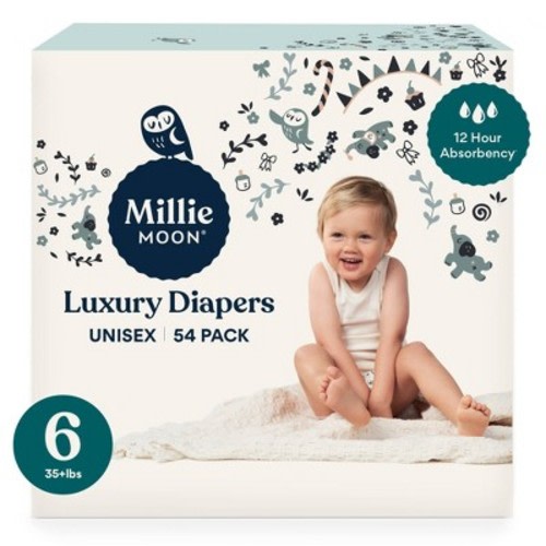 Millie Moon Luxury Diapers - (Select Size and Count)