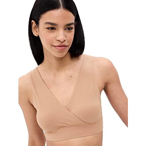 GAP Women's Maternity Organic Cotton Nursing Lounge Bra