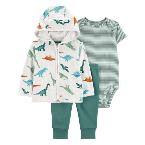 Carter's Child of Mine Baby Boy Cardigan Outfit Set, 3-Piece Sizes,Newborn-24 Months