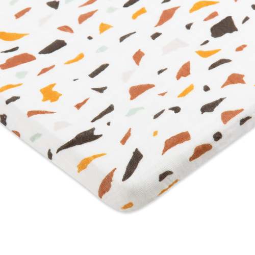 All-Stages Bassinet Sheet in GOTS Certified Organic Muslin Cotton