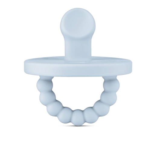 Ryan & Rose Cutie PAT Pacifier Teether (Slant, Blue)