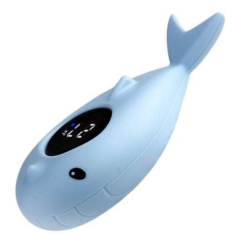 Whale Baby Bath Thermometer with Digital LED Display