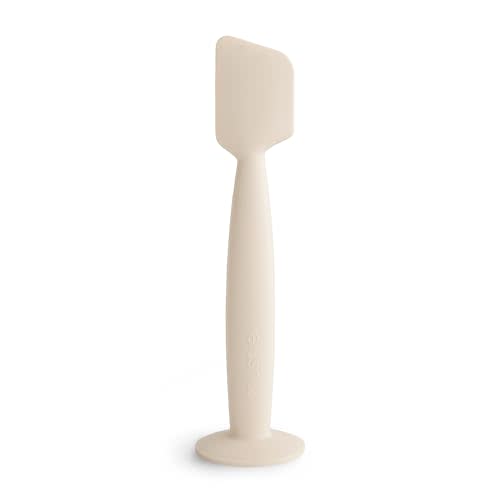 mushie Diaper Cream Applicator Soft Silicone with Suction Base (Shifting Sand)
