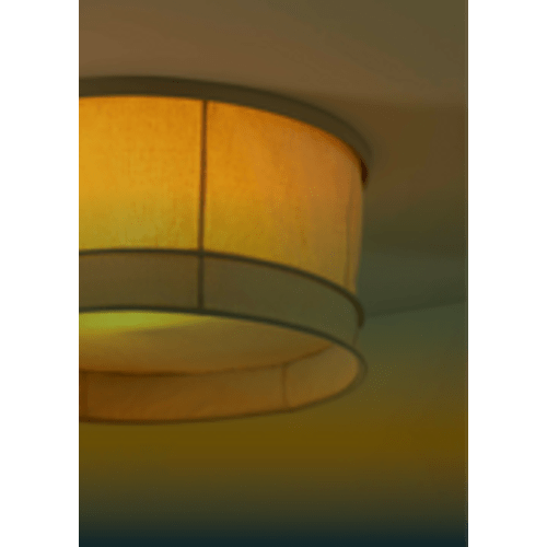 Drum Bark Shade | Drum boob light cover | Drum ceiling light cover - Tulip Shades