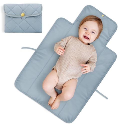 Portable Diaper Changing Pad - Soft and Easy to Clean Diaper Changing Mat for Babies - The Perfect Lightweight and Foldable Pad for Traveling