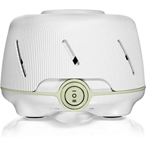 Yogasleep Dohm (White,Green) The Original White Noise Machine, Relaxing Natural Sound from a Real Fan, Noise Cancelling For Office Privacy, Sleep Aid For Adults & Baby, Travel Size Pink Noise Machine
