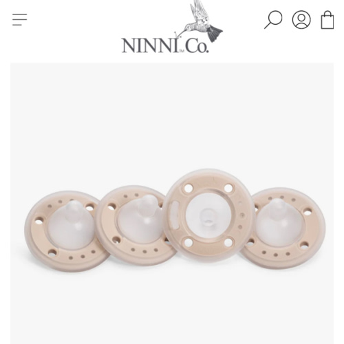 Ninni Pacifier Oatmeal 4 Pack