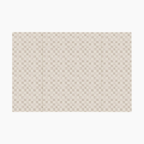 House of Noa Tumbling Mat - Checker Almond, 4X6