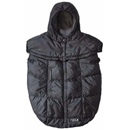 7AM Enfant Pookie Poncho, Wind and Water Resistant, 3-in-1 Baby Carrier, Stroller and Car Seat Cover, Best for Freezing Winter Conditions