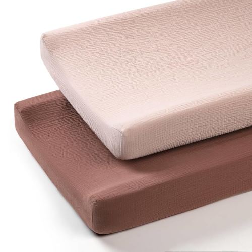 Termichy Muslin Changing Pad Covers: Baby Diaper Changing Table Covers - Changing Pad Sheets for Boys Girls