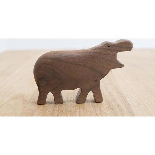 Rattle HIPPO Wood - Eguchi | Maisonette