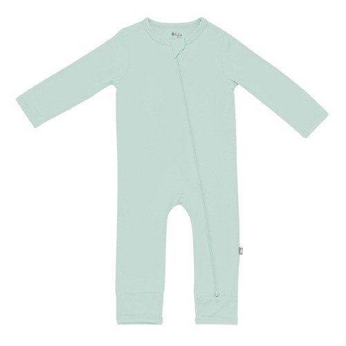 Zippered Romper in Sage | Romper Pajamas | Kyte Baby