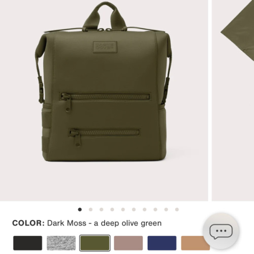 Indi Diaper Backpack in Onyx, Small