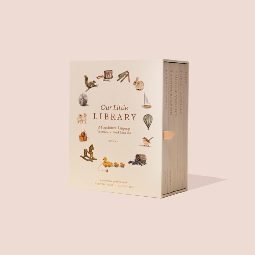 Our Little Library: A 5-Book First Words Board Book Gift Set for Babies & Toddlers – Paige Tate and Co.