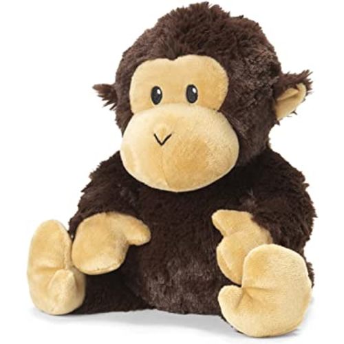 warmies Chimp Microwavable, Hot or Cold for Cool Relaxation and Warm Relief, Lavender Scented Cozy Plush Animal