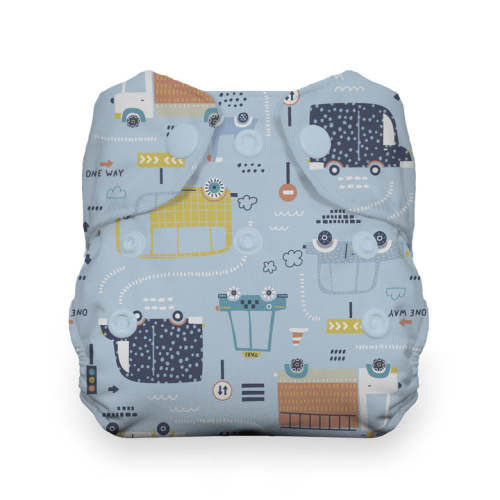 Thirsties Natural Newborn All-in-One: Snap Closure (for newborns)