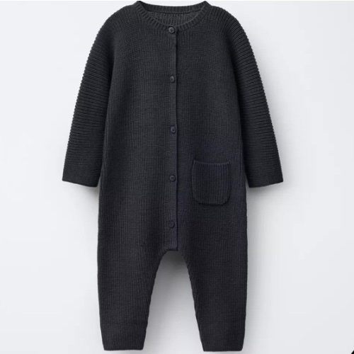 PEARL KNIT JUMPSUIT - Steel | ZARA United States