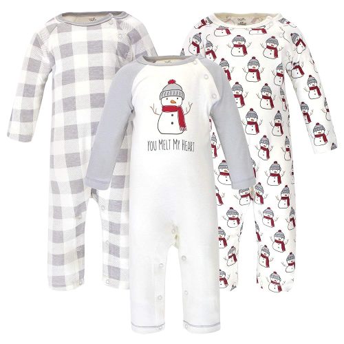 Touched by Nature Baby Girls' Organic Cotton Coveralls