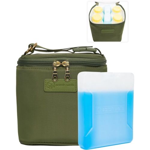 Sarah Wells Cold Gold Breastmilk Cooler – Insulated Milk Storage & Ice Pack – Machine Washable for Moms