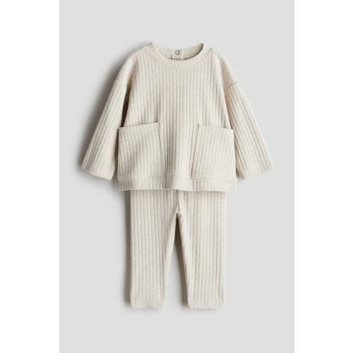 2-piece Wide-Rib Cotton Set