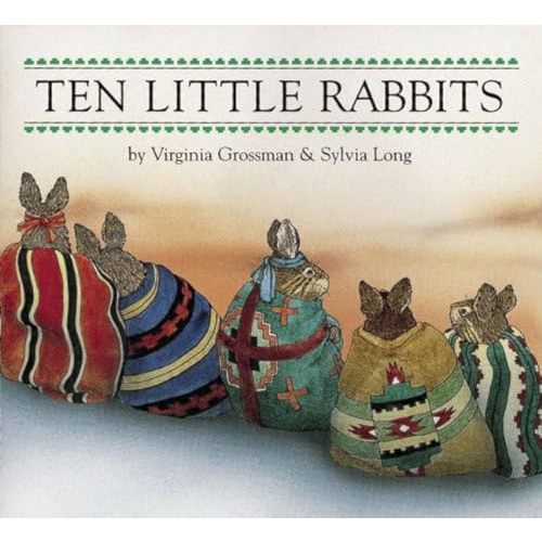 Ten Little Rabbits Board Book (Sylvia Long)