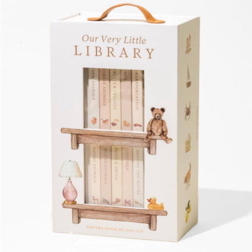 Our Very Little Library Board Book Set: A Foundational Language Vocabulary Board Book Set for Babies (Tabitha Paige Children's Book Series)