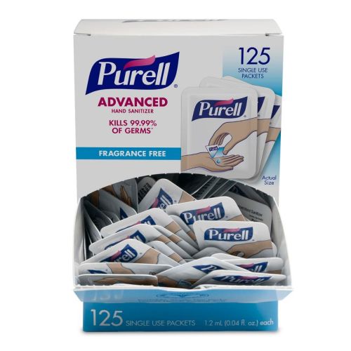 Purell Hand Sanitizer Packets - 125ct