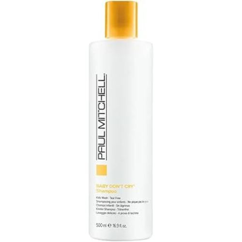 Paul Mitchell Baby Don’t Cry Tearless Shampoo, Cleanses + Softens Hair, For Children of All Ages