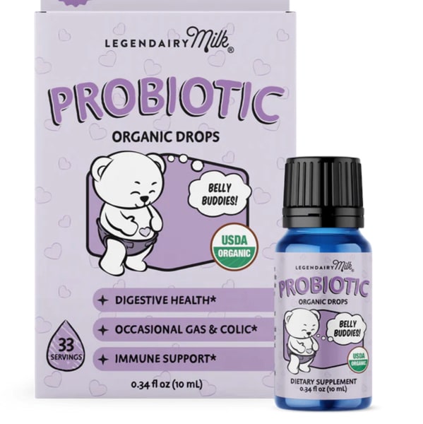Organic Probiotic Drops | Digestive Support for Baby | Legendairy Milk