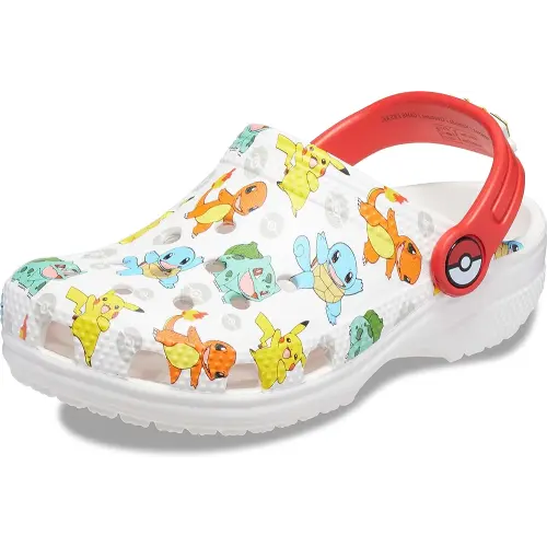 Crocs Unisex-Child Pikachu Classic Pokemon Clog K WHI/MLTI