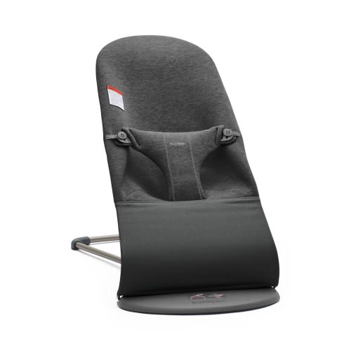 BABYBJÖRN Bouncer Bliss Convertible Jersey Baby Bouncer, Charcoal