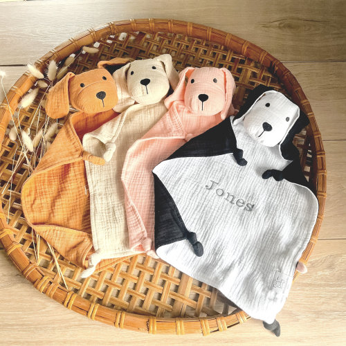 Personalized Dog Lovey, Baby Gift, Baby Lovey, Dog Nursery, Baby Comforter, Baby Gifts, Baby Hospital Gift, New Baby Gift