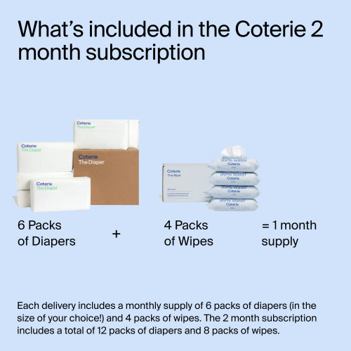 Diapers & Wipes Gift Subscription - 2 Months