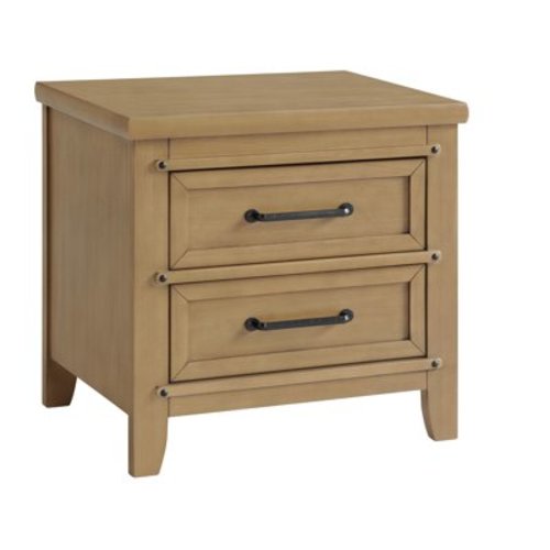 Soho Baby Morrison 2 Dr Nightstand Honey Wood