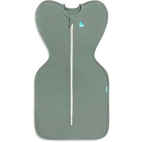Love to Dream Swaddle UP, Baby Sleep Sack, Self-Soothing Swaddles for Newborns, Improves Sleep, Snug Fit Helps Calm Startle Reflex, New Born Essentials for Baby, 1.0 TOG, 5-8.5 lbs, Deep Olive