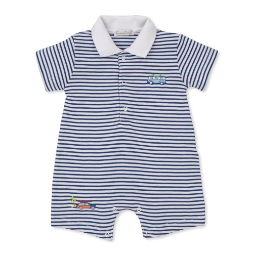 Kissy Kissy Baby Boys Infant Surfing Vans Stripe Short Playsuit