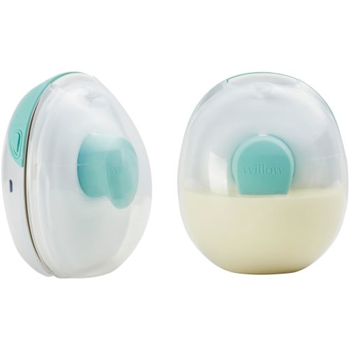 Willow - Go Hands-Free Wearable in-bra Double Electric Breast Pump - Clear