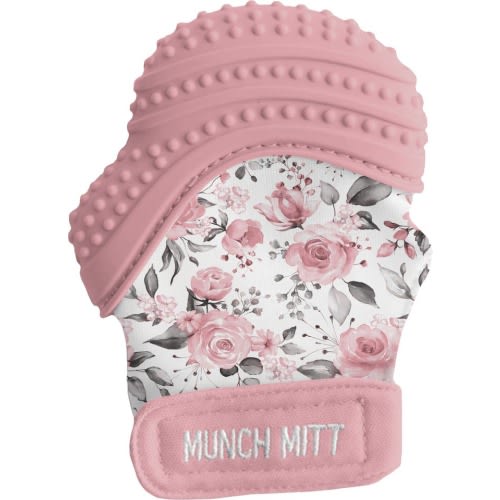 MUNCH MITT Teething Mitt, Pink