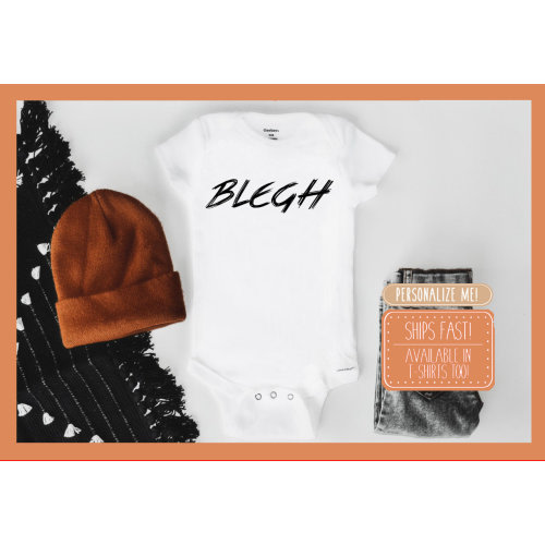Blegh Onesie® - Metal Onesie®, Breakdown Onesie®, Music Onesie®, Rock Shirt, Funny Metal Baby Gift, Death Metal Onesie®, Metalcore Onesie®