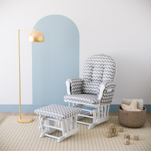 Hoop Glider with Ottoman