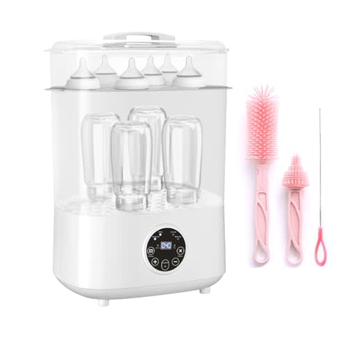 Dacimora Baby Bottle Dryer + Milk Warmer with Touch Screen and Auto Shut-Off 4-in-1 Bottle High Temperature 100°C Dryer for Baby Bottles, Baby Products and Sippy Accessories