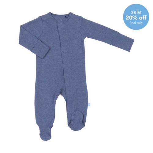Denim Blue Organic Cotton Magnetic Footie

– Simply Magnetic Me