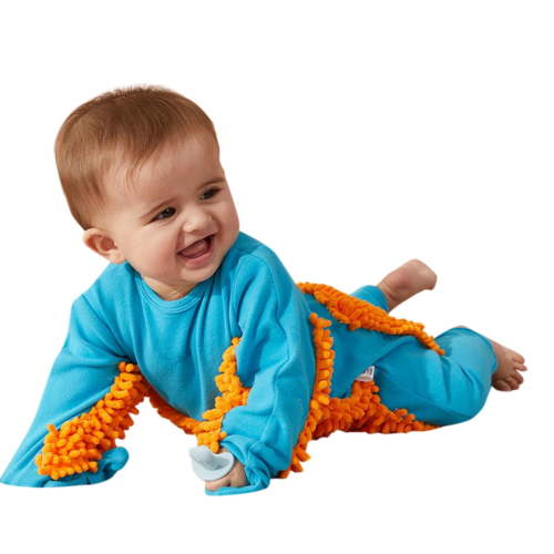 ZRBYWB Fashion Baby Boy Girl Romper Jumpsuit Overalls 1 Piece Bodysuit Outerwear Crawling Baby Solid Mop Fall Winter Clothes
