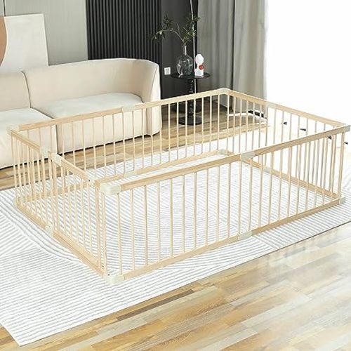 Wooden Playpen (140x200x61cm)