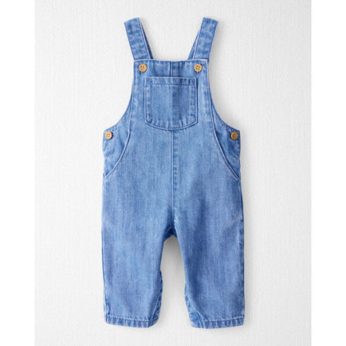 12M Baby Organic Cotton Chambray Overalls - Little Planet | Carter's