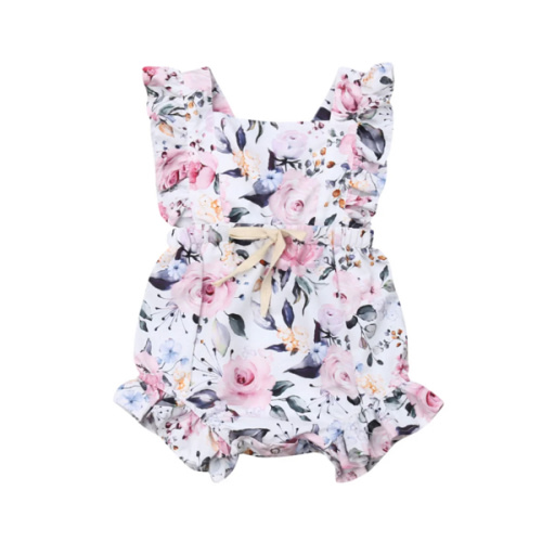 ROSE Ruffle Romper - Hazel & Bo