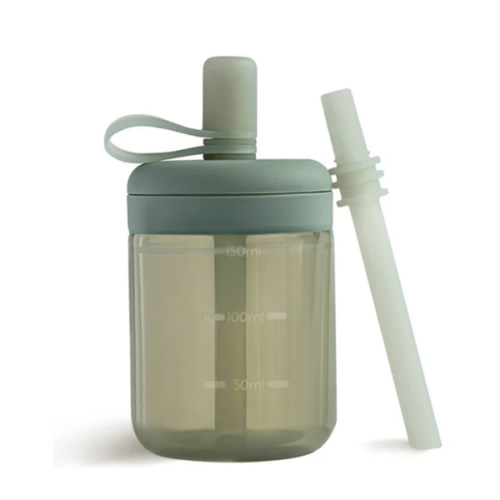 Silicone Training Cup with Straw