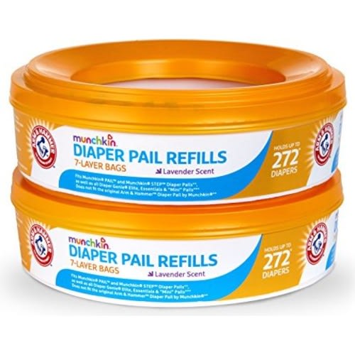 Munchkin Arm and Hammer Diaper Pail Refill Rings, 544 Count